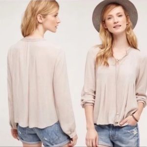 Anthropologie Floreat Mada Swing Top Beaded Neck